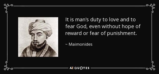 Jewish philosopher Maimonides