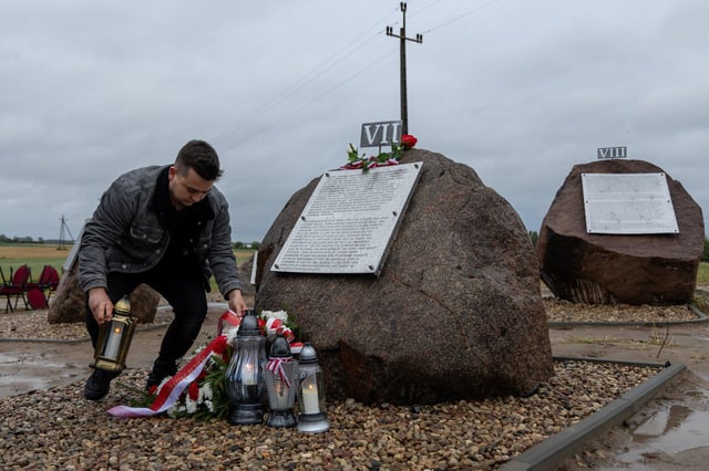 In Polish town where locals burned Jews alive, 'alternate memorial' denies complicity