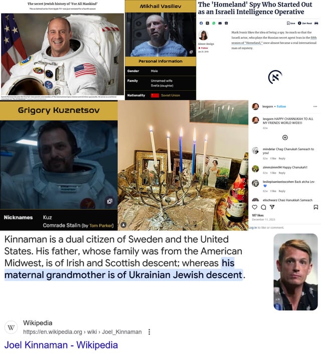 I find it very cool that several people who work on or star in this Apple TV alternate history space exploration show are Jewish or are of Jewish descent