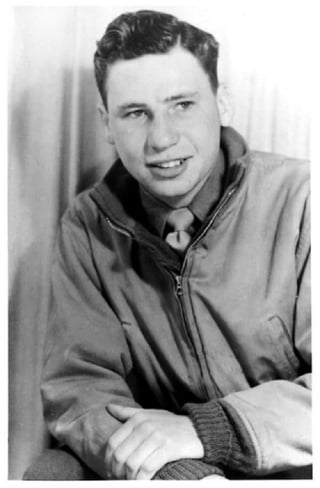 Mel Brooks, age 18, as an engineer in WWII