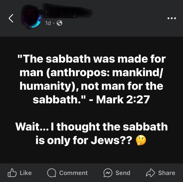 Serious question - is this post I stumbled upon antisemitic?