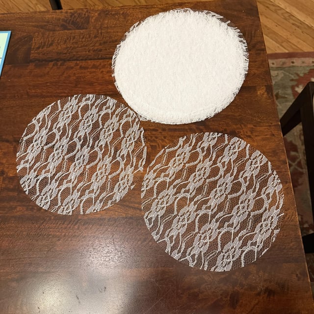 dyeing doilies?